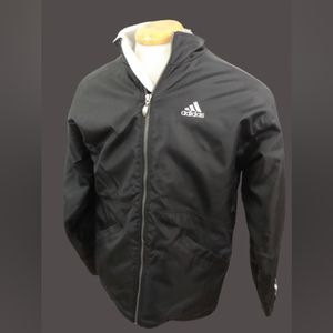 Adidas jacket fleece lining black